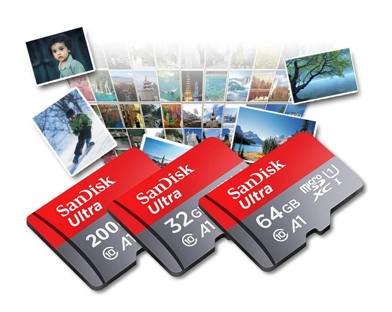 Sandisk micro sd 200 ГБ 128 ГБ 64 ГБ 32 ГБ 16 ГБ 98 МБ/с. TF USB флэш-карты памяти 256 ГБ/95 МБ/с. Class10 продукт