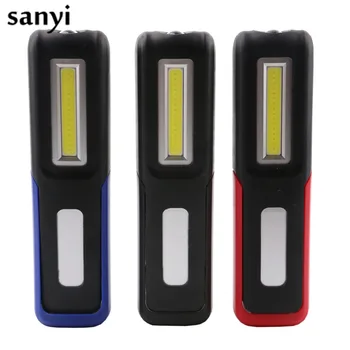 

2 Modes LED Flashlight USB Charging Night Light Portable COB LED+XPE LED Torch Lantern Work Lights Camping Lamp With Magnet Hook
