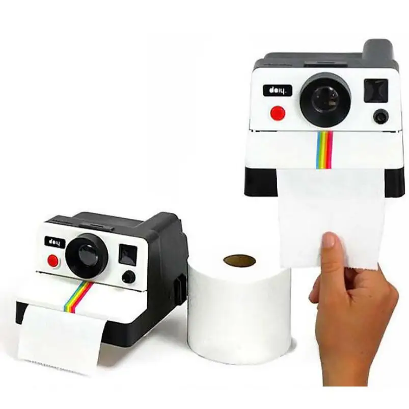 Creative Retro Camera Paper Towel Box Household Car Seat Type Carton Drawing Tissues Holder Tissue Box Roll Paper Contianer Case