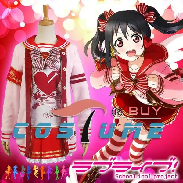 LoveLive! Обувь в стиле аниме Живая любовь ко Дню Святого Валентина язава Нико