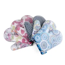 1 шт. перчатки для духовки плюс силиконовые кухонные микроволновые термостойкие не скользят короткие перчатки для митенок Силиконовые Горячие приготовления