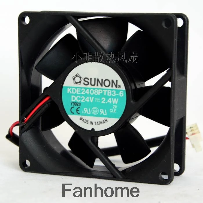 Для подлинного вентилятора Taiwan Jianzhun SUNON KDE2408PTB3-6 DC24v Fan 80x80x25 | Компьютеры и офис