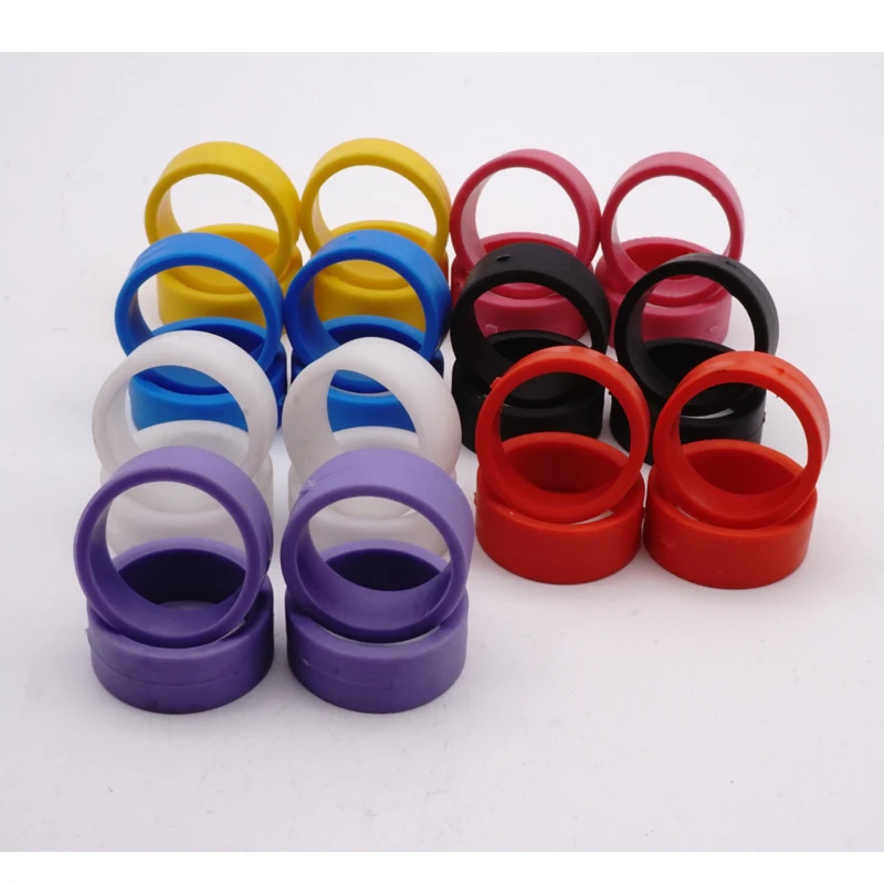 

self-made tamiya mini 4wd tires rubber thin tires large size 1.8mm thickness medium size 2.0mm thickness more color 1set