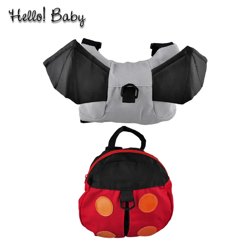 

2017 Quality Security Safety Baby harness kids keeper Cartoon Backpacks for Children Strap Bag Anti-lost Walking Wings