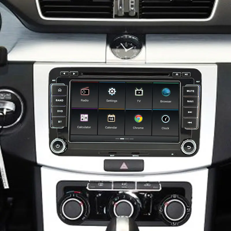Quad Core 7 inch 1024*600 Android 6.0 Car DVD GPS Radio for VW Golf 5 6 Polo Passat Jetta Tiguan Touran Skoda Octavia Seat Wifi