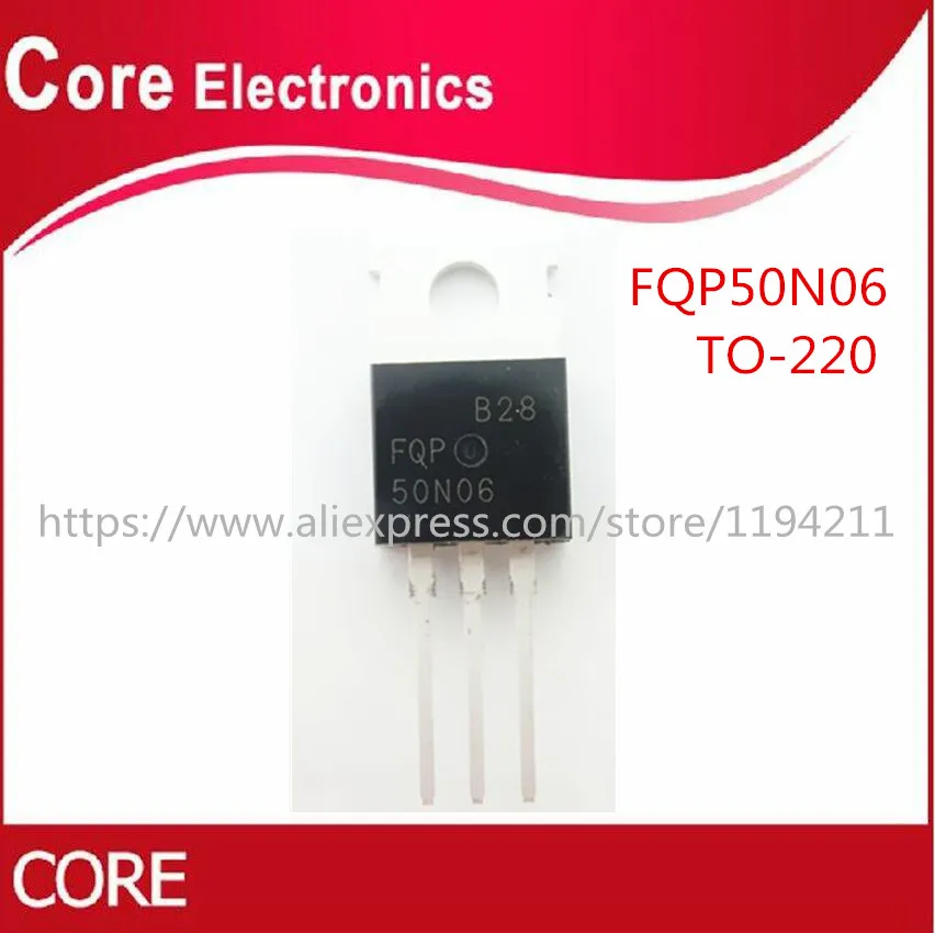 100 шт. FQP50N06 TO220 50N06 TO 220|Интегральные схемы| |