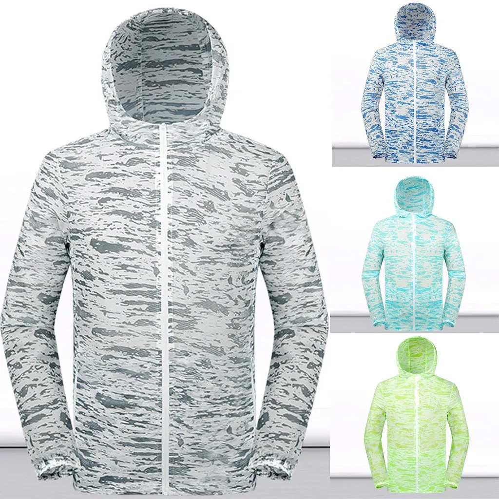 

Unisex Couple ultra-light rainproof windbreaker Camouflage Hooded Coat Breathable Sportswear Windbreaker cortaviento mujer z0604