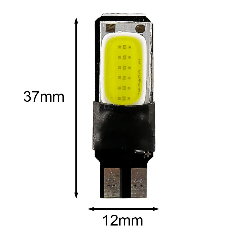 Автомобильные светодиодные cob лампы hlxg высокой мощности t10 w5w 5w5 12v t 10 белые