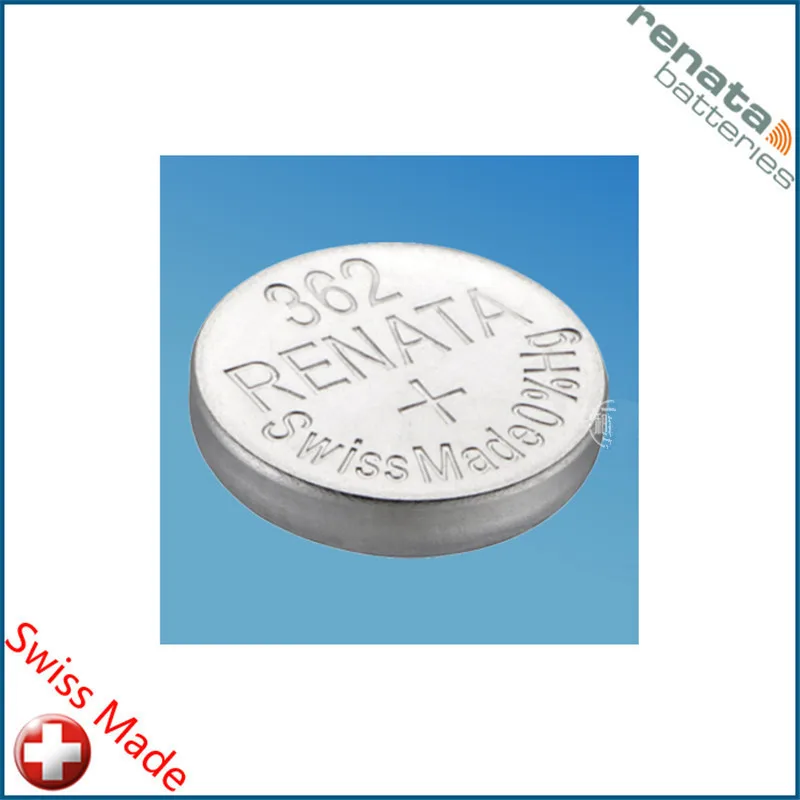 

2Pcs/Lot RETAIL Brand New Renata LONG LASTING 362 SR721SW V362 GP62 AG11 Watch Battery Button Coin Cell Swiss Made 100% Original