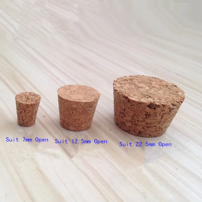 Buy 100 Natural cork stopper for mini storage bottle
