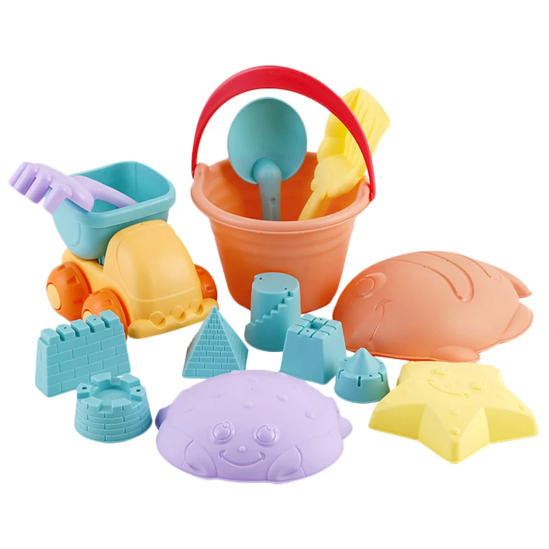 

Kids Beach Sand Toys Set Sand Water Wheel Molds Bucket Beach Shovel Tool Kit Natural Beach Sand Games Bath Water Table