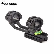 Тактический 3 винта диаметром 25,4/30 мм с уровнем пузырьков духов подходит 20 мм Вивер рельс Крепление для винтовки Охотничьи аксессуары