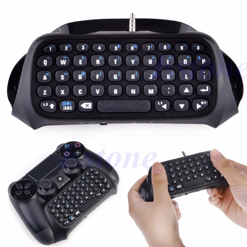 Новая беспроводная Bluetooth клавиатура Клавиатура Chatpad для игры 4 контроллер PS4 playstation