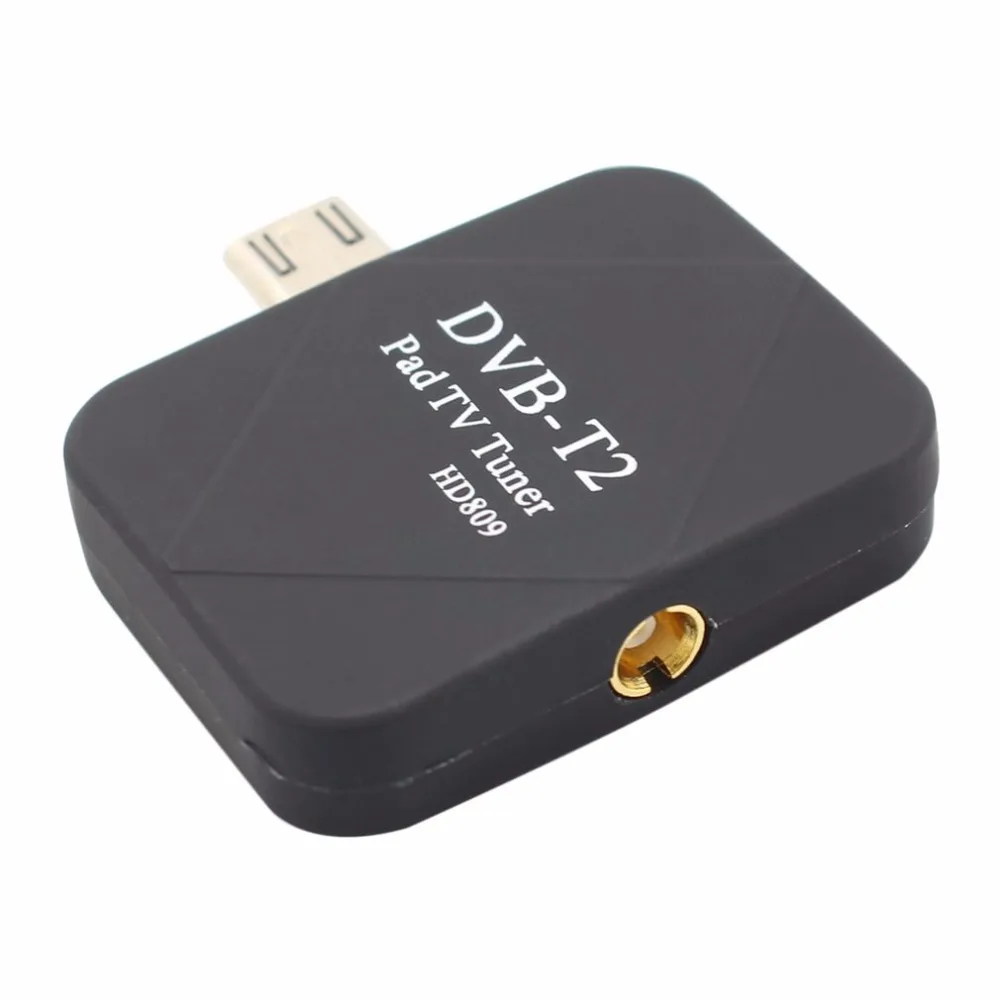 HD цифровой ТВ приемник USB DVB-T2 ТВ-палка для телефона Android Pad D ТВ спутниковый приемник Micro USB часы ТВ DVB-T2 сигнал HD809