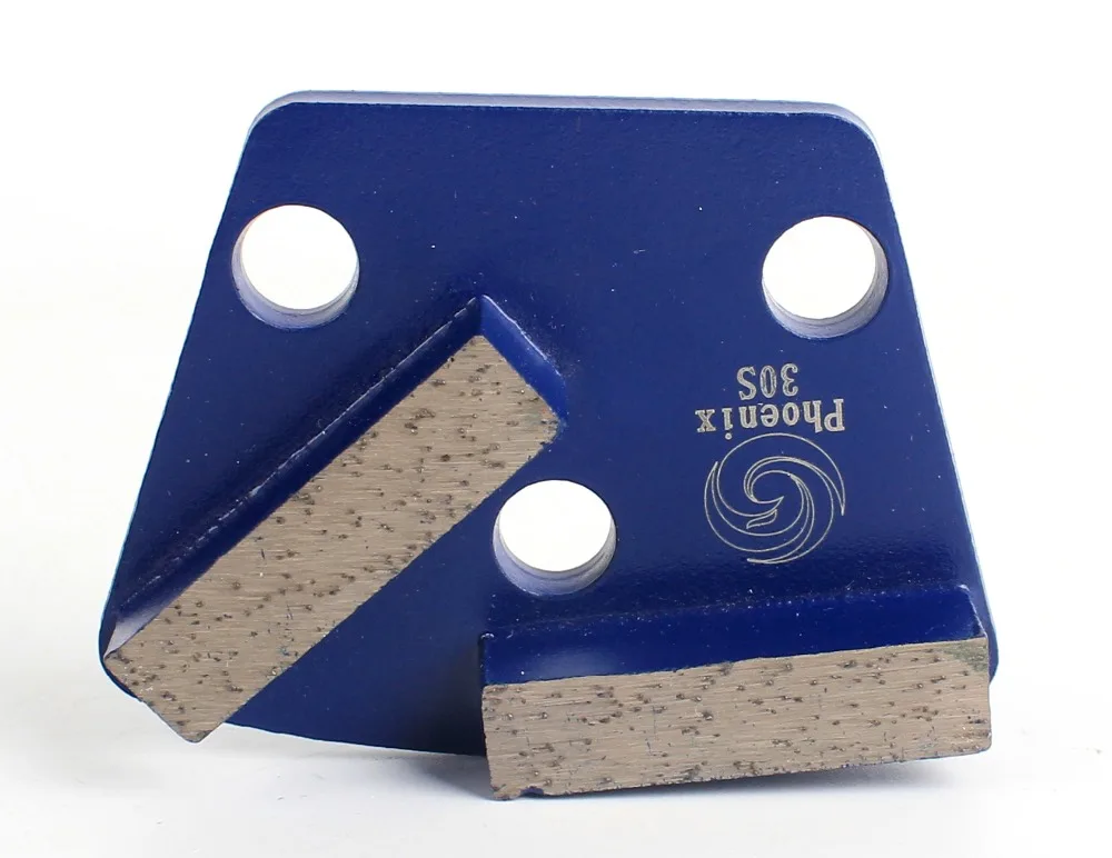 Raizi алмазный шлифовальный станок металлические сегментные инструменты с тремя 9 мм отверстиями Grit 30-120 мягкий скребок для бетона ASL Grinder