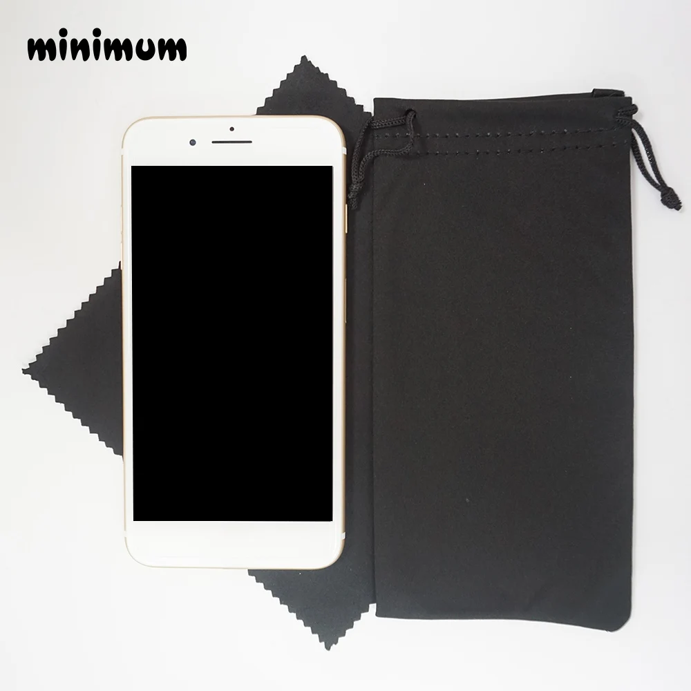 MINIMUM 1 pcs Soft Cloth Glasses bag with 1pcs glasses cloth cleaner eyeglasses pouch Eyewear Accessories Speckle Solid1 (3)