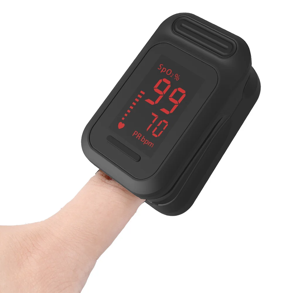 Oxímetro de Pulso Cuidados de Saúde Yongrow Médica Dedo Portátil Digital Saturação Oxigênio no Sangue Monitor Medida Oximetro Led 7 Beleza e saúde
