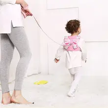 Анти-потеря поводок для детей ясельного возраста детская ходьба безопасности жгут дети браслет помощник ремень(бабочка розовый