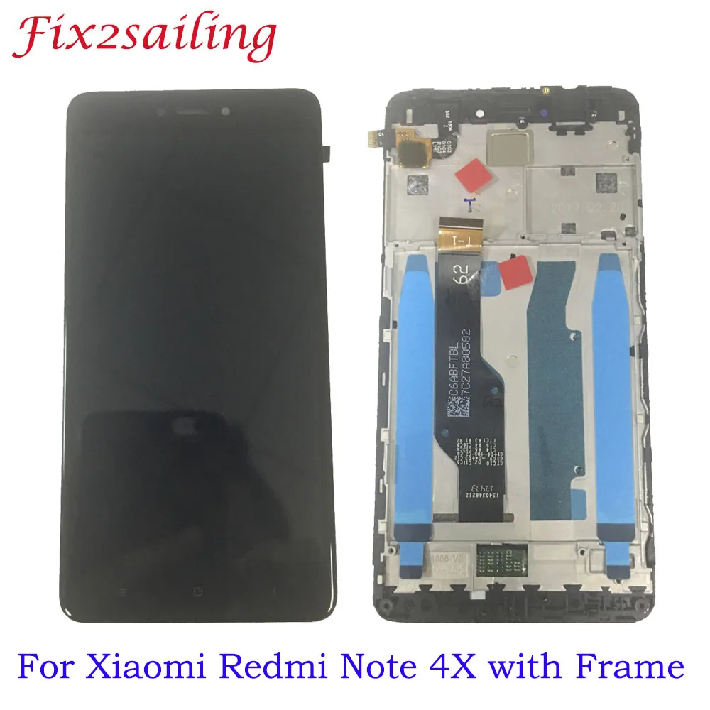

New LCD For Xiaomi Redmi Note 4X LCD Display Touch Screen with Frame For Redmi Note 4 Global Version LCD For Snapdragon 625