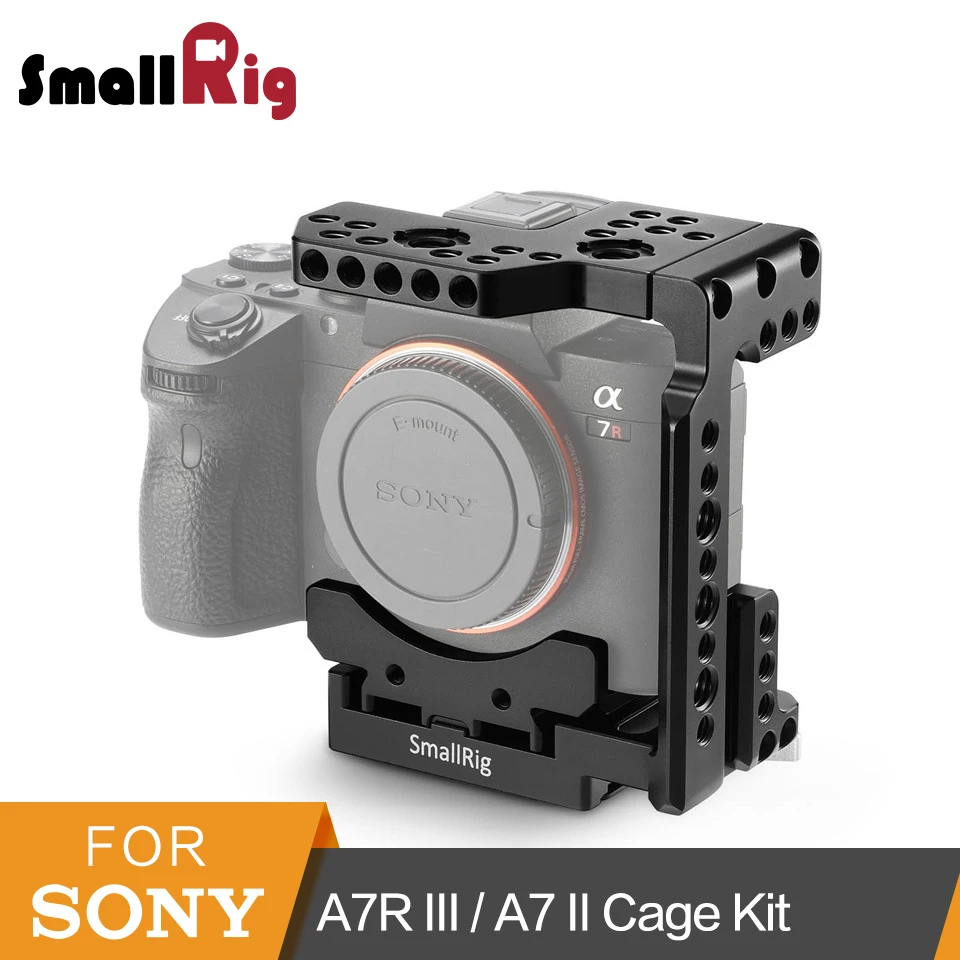 SmallRig Half Cage for Sony A7R III A7 III A7 II A7R II A7S II Cage