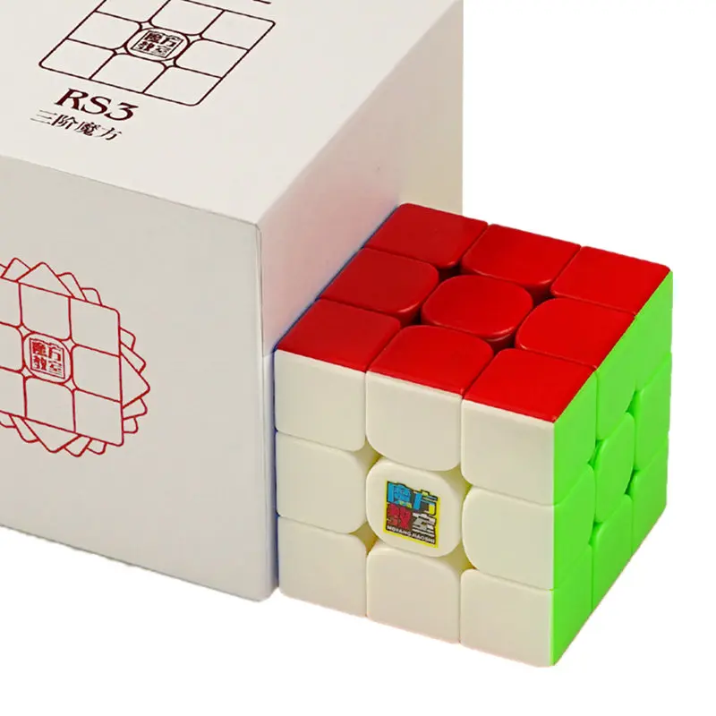 Мою RS3 Cube 3x3 Magic Cube Скорость 3x3x3 Cubo Magico головоломки 3RS 3x3 Профессиональные Развивающие игрушки для детей кубик рубика