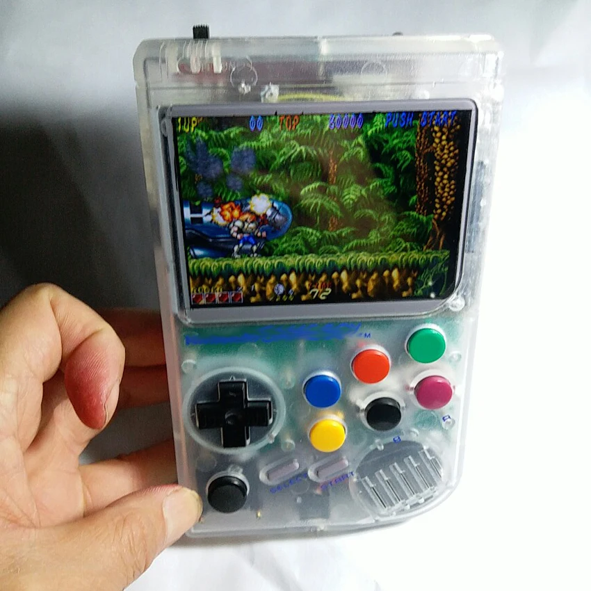 

Raspberry Pi gameboy handheld game console with Super HD IPS LCD /Shock joystick/ 64G need Production cycle available 10~20 days