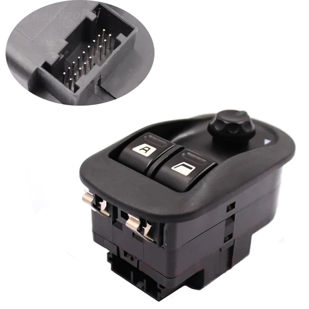6554.WA Electric Power Window Switch Master Button Control Fit for Peugeot 206 1