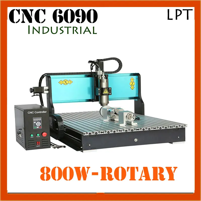 

JFT Industrial Precision Engraving Machine 4 Axis 800W Best CNC Router with Parallel Port Hot Sale Cutting Machine 6090