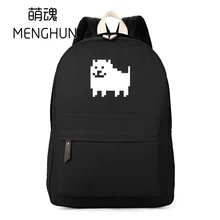 Используйте для фанатов игры рюкзак Undertale надоедливая собака рюкзаки из парусины с прочный школьная Студенческая сумка NB310