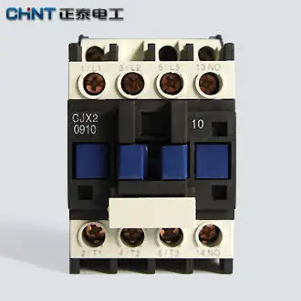 

Original CHINT Electrical Circuit AC Contactor CJX2-0910 CJX2-0901 CJX2 220V/380V 9A 3 Pole 3P+NO