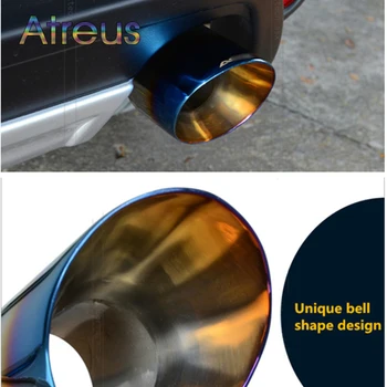 

Atreus 1pcs For Mitsubishi ASX 2011 2012 2013 2014 Stainless Steel Car Exhaust Pipe Cover Muffler Pipe Car-special Accessories