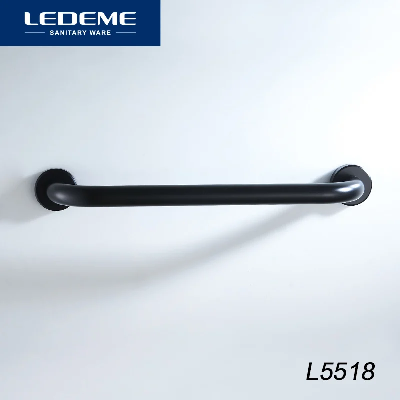 LEDEME Одноместный держатель для полотенец ванной комнаты твердая латунь матовая