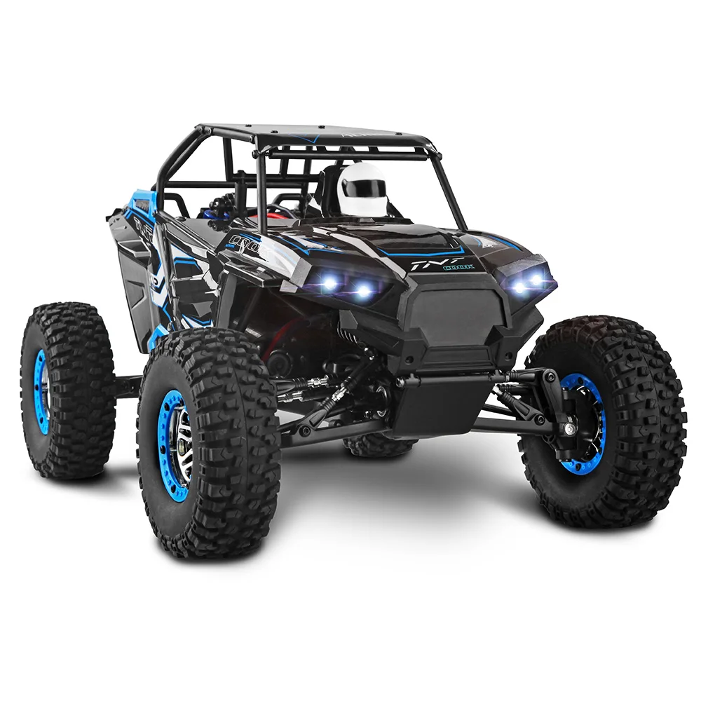 Радиоуправляемый автомобиль Wltoys 10428-B 1/10 2,4G 2CH 4WD 30 км/ч электрический рок матовый внедорожный гусеничный w/светодиодный RTR RC альпинистский автомобиль