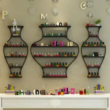 

Wall-mounted Rack Sponge Holder Floating Cosmetic Organizer/Shelves for Makeup Storage Beauty Nail Salon Bathroom