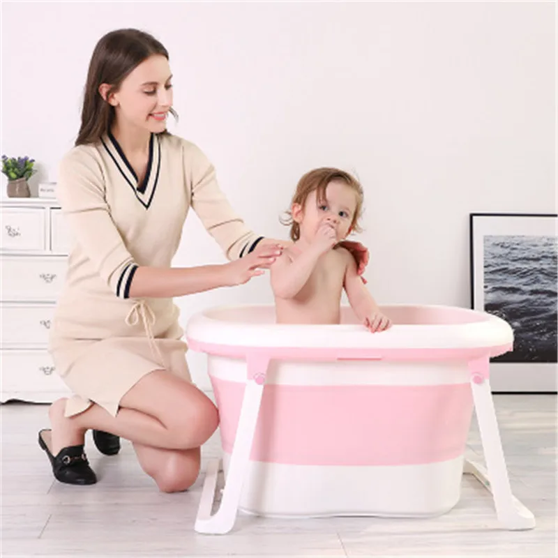 Многофункциональная Складная ванночка для детей, переносная пластиковая душевая трубка для ванной, увеличенная Детская ванна, бочка
