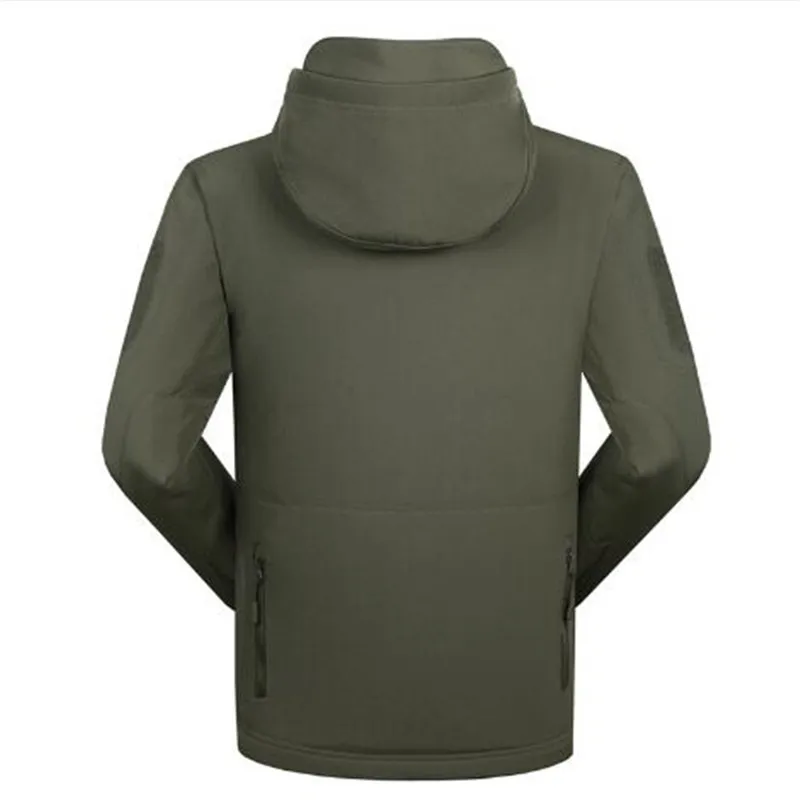 Мужская армейская тактическая флисовая куртка Sharkskin новинка 2017 брендовая осенне