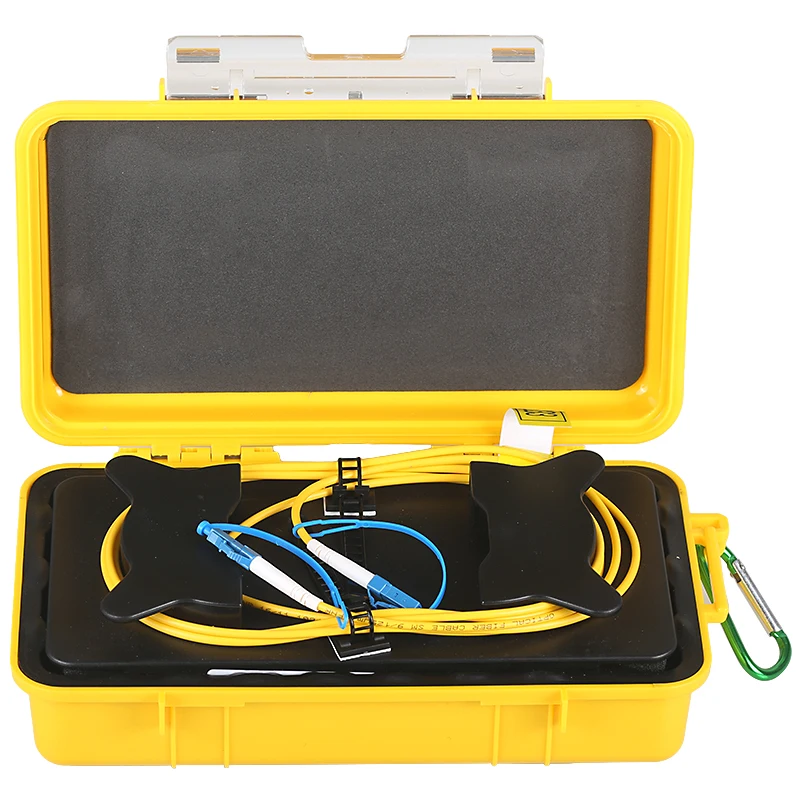 Бесплатная доставка LC/UPC-LC/UPC OTDR Dead Zone Eliminator, волоконные кольца, волоконно-оптический OTDR пусковой кабель коробка 1 км SM 1310/1550nm