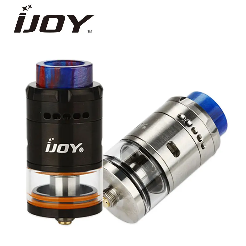

Hot Sale 100% Original IJOY RDTA 5 Tank 25mm Capacity with 4ml Tank Capacity & Resin Drip Tip & Adjustable Side Airflow Atomizer