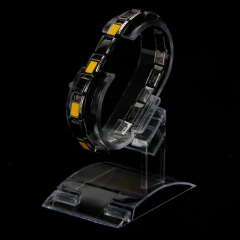 

5x Clear Acrylic Watch Bracelet Bangle Showing Display Holder Stand Rack Station