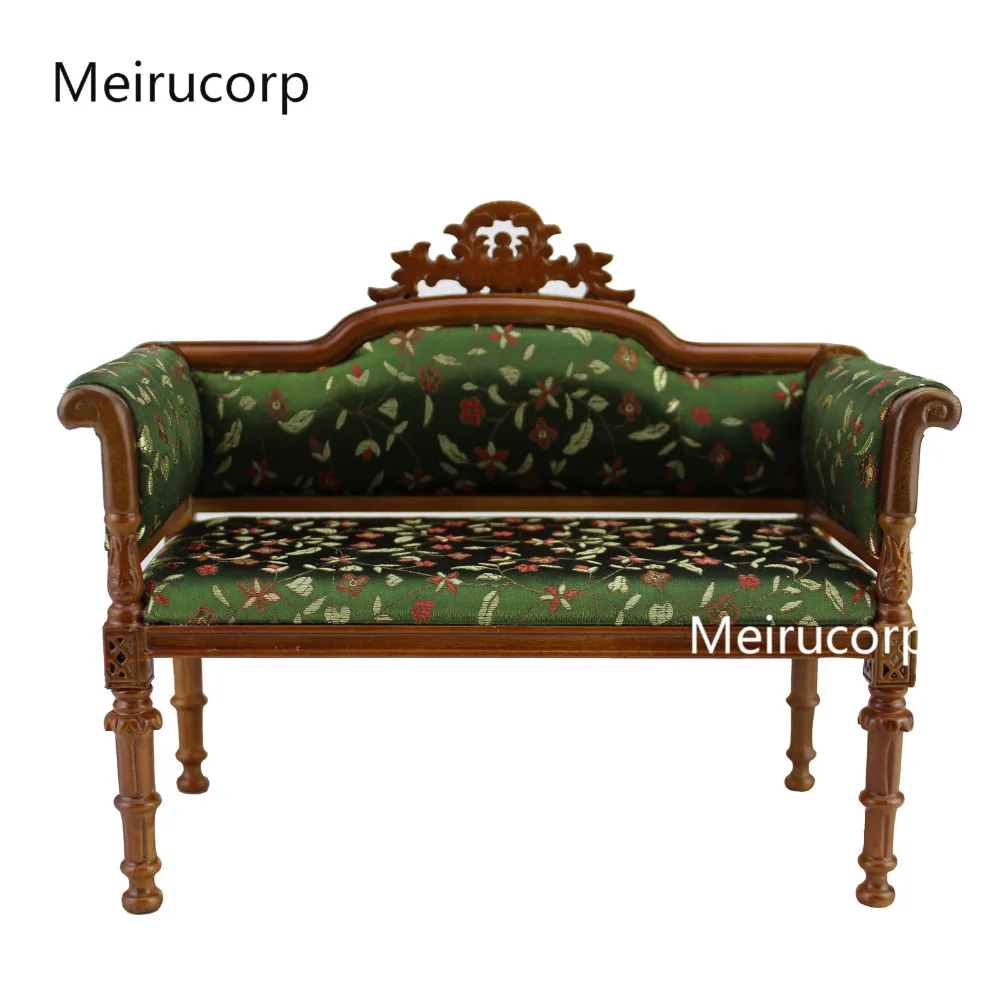 

Collectable Dolls Furniture 1:6 scale Sofa Hand Carved Exquisite craft