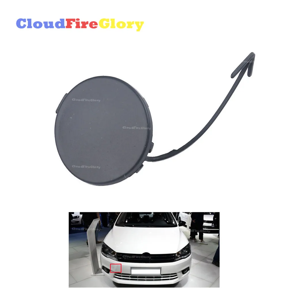 CloudFireGlory для VW Jetta MK6 2011 2012 2013 передний бампер решетка буксировочный глаз крышка Неокрашенная 5C6807241