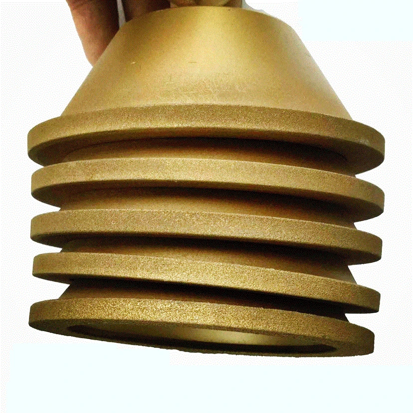 100mm Brazed Gold Diamond Cup Diamond Grinding Wheel Grit 60-400 Tool Cutter Grinder