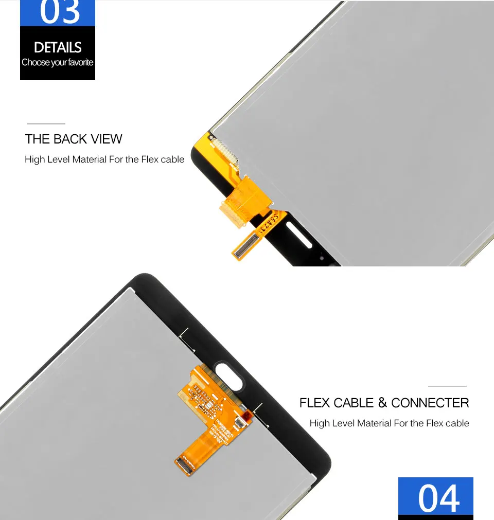 Srjtek " для samsung Galaxy Tab A SM-P350 P350 SM-P355 P355 ЖК-дисплей Матрица+ сенсорный экран дигитайзер полная сборка