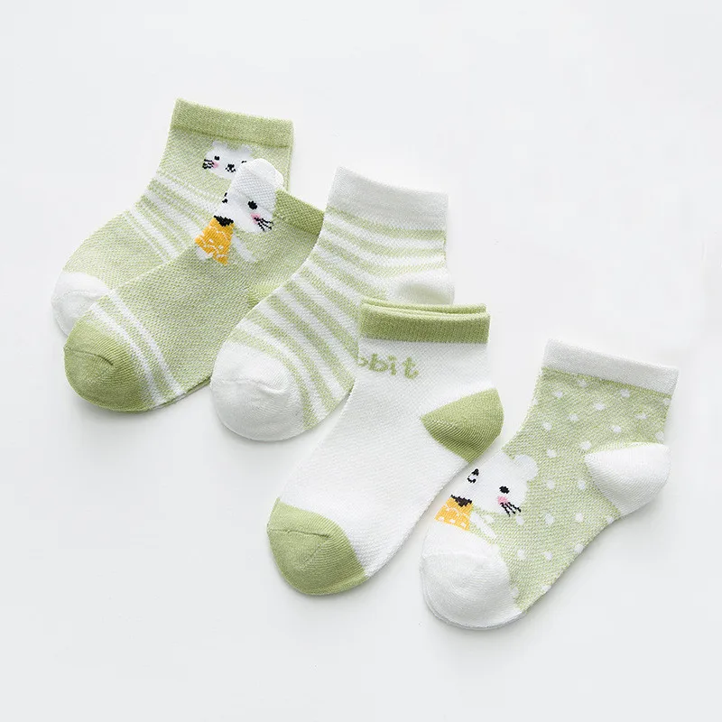 5 пар/лот, детские носки полосатые летние носки для новорожденных мальчиков хлопковые носки для маленьких девочек, одежда для малышей, аксессуары