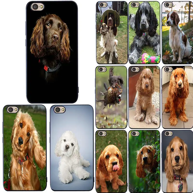 

Cocker Spaniels Dog Puppies For Xiaomi Mi Redmi Note Mix 2 3 4 4X 4A 5 5A 6 8 SE A1 S2 Pro Plus Silicone Soft TPU Phone Cases