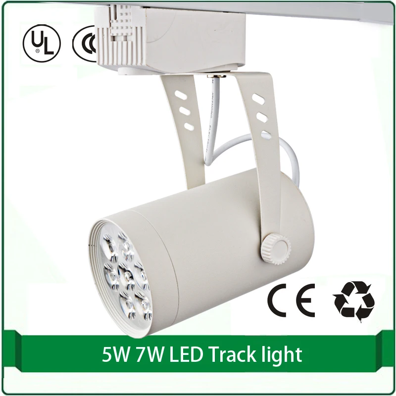 5W high power led metal halide track light halogen track light led