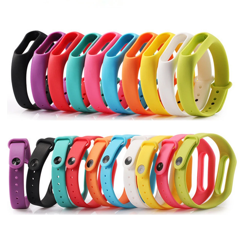 

Smart watch M2 strap for Xiaomi Mi Band 2 Silicone Bracelet watchbands Miband 2 Wristband Replacement Sports rubber Accessories