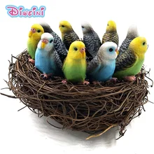 10pcs/lot Simulation mini Parrot figure Animal Model home decor fairy garden decoration accessories figurine Gift for Kids Toys 10pcs/lot Simulation mini Parrot figure Animal Model home decor fairy garden decoration accessories figurine Gift for Kids Toys