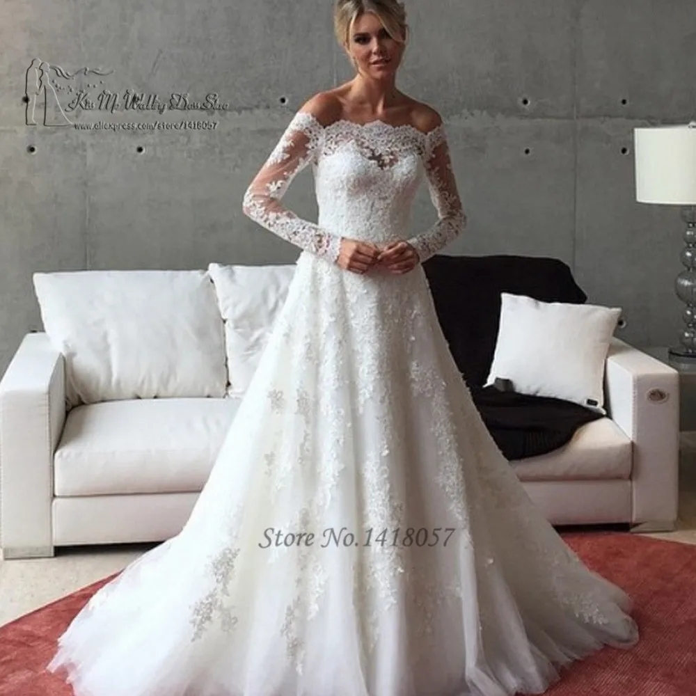 Off the Shoulder Wedding Dresses Size 14