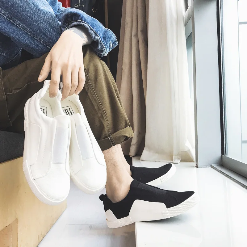 

Season Canvas Shoe Male Shoe Pedal Dawdler Shoe Platform Shoes Casual Shoes Zapatos De Hombre Trainers Scarpe Sneaker Loafers